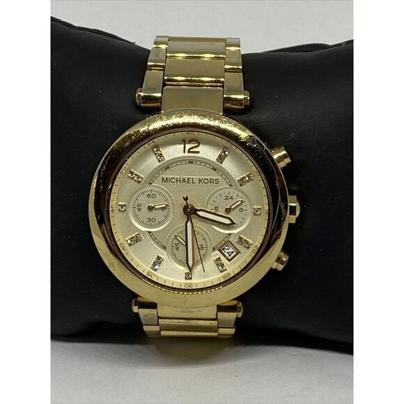 Michael Kors Parker MK5701 Womens Stainless Steel Analog Dial Quartz Watch XR494 - Picture 1 of 12